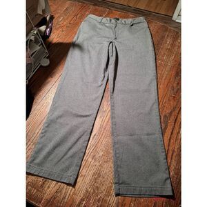 Riders Women’s Size 12 Gray Stretch Pants Trousers Pockets Belt Loops